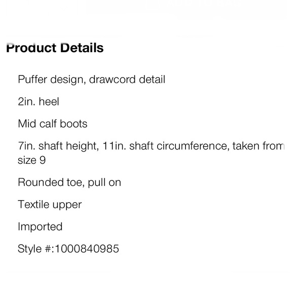 UGG Coral Puffy Short Winter Snow Booties Women’s Size 6 Winter Puffer Boots - Picture 8 of 8